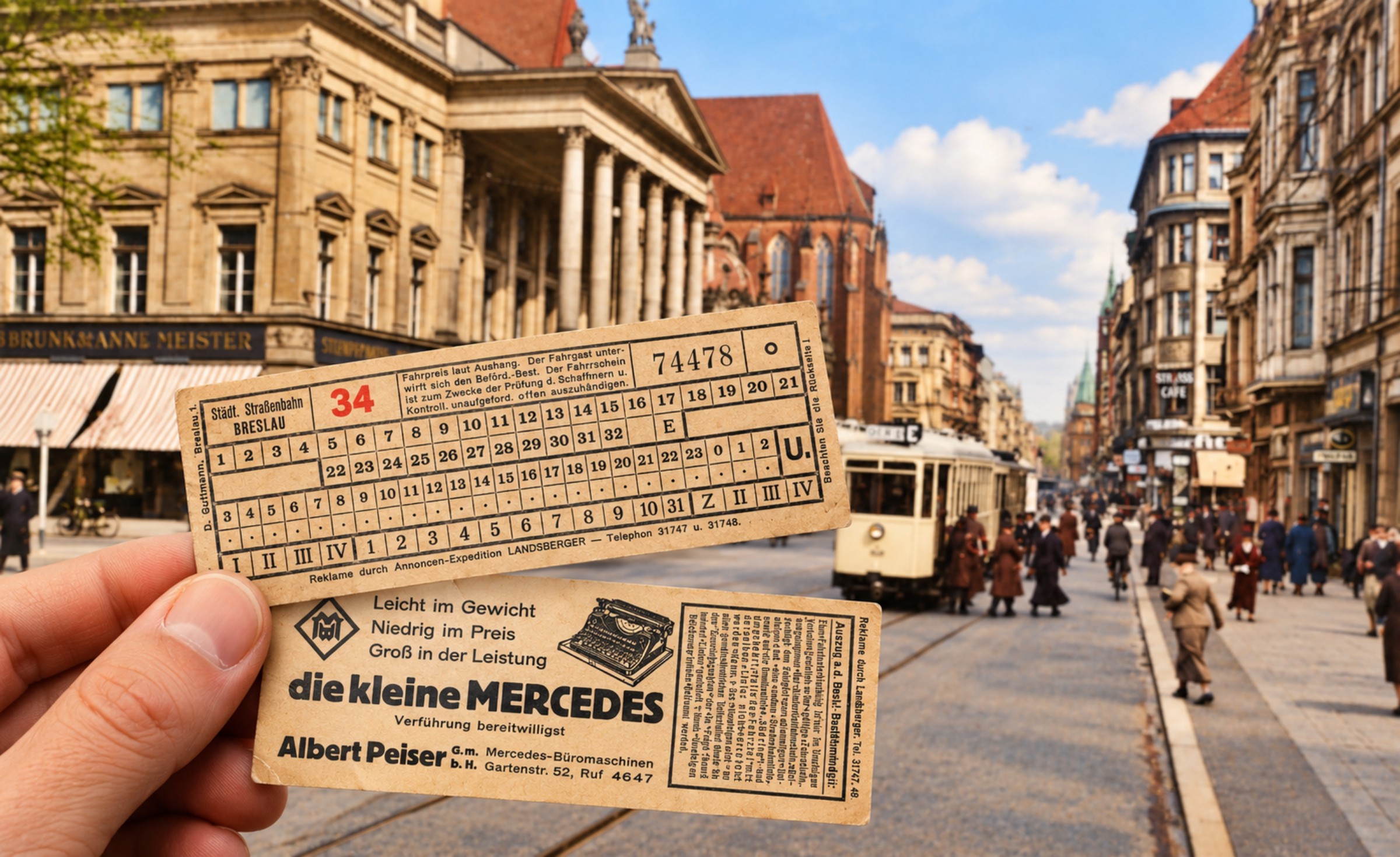 LH Standard Breslau Fahrscheine